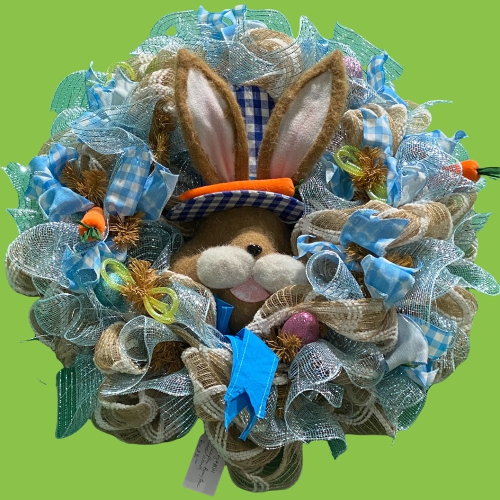 Some Bunny Loves Me wreath